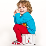 Горщик дитячий одноразовий Tron Фламінго розкладний, бірюзовий (903078) - Pampik - 4