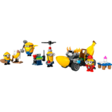 Конструктор LEGO Despicable Me Посіпаки й банановий автомобіль, 136 деталей (75580) - Pampik - 5