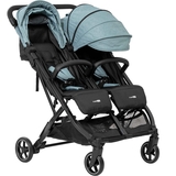 Коляска для дитини прогулянкова FreeON Active Twin чорна/зелена (49720) - Pampik - 4