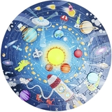 Пазл Hape Солнечная система с подсветкой Солнца 93 элемента (E1625) - Pampik