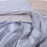 Простыня MirSon Ranforce Elite 17-4779 Orleans 110х160 см серая (2200008966195) - Pampik - 5