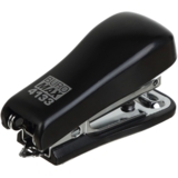 Степлер Buromax Міні пластиковий №10, 10 аркушів чорний (BM.4133-01) - Pampik - 2