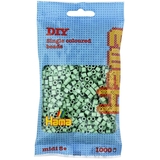 Термомозаика Hama Midi Набор серо-зеленых бусин, 1000 шт. (HM-207-101) - Pampik