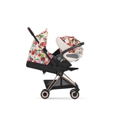 Прогулянкова коляска Cybex Coya Spring Blossom Light, біла з червоним (522003071) - Pampik - 3