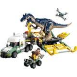 Конструктор LEGO Jurassic World Місії динозаврів Вантажівка для перевезення алозавра, 588 деталей (76966) - Pampik - 3