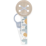 Клипса для пустышки Suavinex Dreams с атласной лентой, голубой (308228) - Pampik