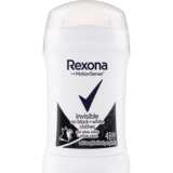 Антиперспірант Rexona Invisible On black+white стік, 40 мл - Pampik