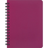 Книга записная Buromax Office в клеточку А6, спираль, красная, 96 листов (BM.24651150-05) - Pampik