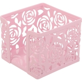 Бокс для бумаги Buromax Rose Pastel металлический 8х9.5х9.5 см розовый (BM.6217-10) - Pampik