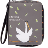 Кошелек Yes Бабки не проблема Гусь серый (533099) - Pampik