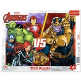 Пазли Trefl Рамкові Непереможна команда Месників Marvel 25 елементів - Pampik
