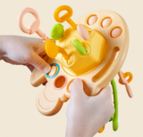 Игрушка-прорезыватель Beiens, желтый (HY10285) - Pampik - 6