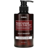 Шампунь Kundal Natural Caffeine Scalp Care Shampoo White Musk против выпадения волос с ароматом белого мускуса натуральный 500 мл - Pampik