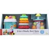 Набор игрушек 3в1 Infantino Собери, Сортируй, Вращай (315193) - Pampik