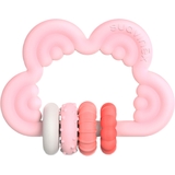 Прорізувач силіконовий Suavinex Step 3, з брязкальцем, рожевий (401440) - Pampik