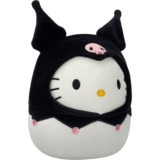 М'яка іграшка Squishmallows Hello Kitty Хелоу Кітті в образі Куромі, 20 см (SQSN00388) - Pampik - 2