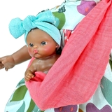 Лялька Nines d'Onil Maria з малюком у кораловій чалмі 45 см (4450) - Pampik - 3