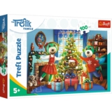 Пазли Trefl Різдво у Трефликів, 100 елементів - Pampik