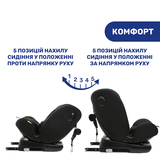 Автокрісло Chicco Unico Evo i-Size чорне (87030.95) - Pampik - 7