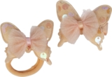 Набір заколок для волосся Lukky Метелик, 2 шт., бежевий (T18546_Бежевий) - Pampik - 2