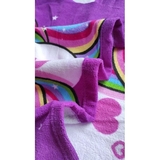 Дитячий банний рушник HomeBrand з капюшоном Єдиноріг з трояндою (4594) - Pampik - 3