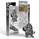 Сборная 3Д модель Eugy Зоопарк Зебра (XEG-011) - Pampik - 5