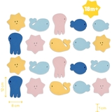 Іграшка для купання Badabulle: книжка + 20 фігурок - Pampik - 3