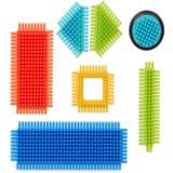 Конструктор-брістл Battat Lite Bristle Blocks Будівельник 36 деталей (BT3099Z) - Pampik - 3