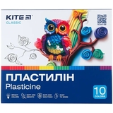 Пластилин восковой Kite Classic 10 цветов 200 г (K-084) - Pampik