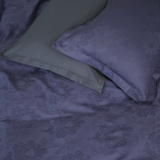 Простыня MirSon Сатин Жаккард 6038 Polly 110х160 см серая (2200009023484) - Pampik