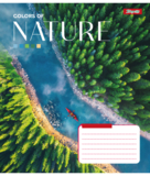 Набір зошитів 1 Вересня Colors of nature А5 в лінійку 48 аркушів 10 шт. (767378) - Pampik - 4