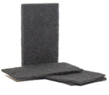 Губка кухонная Ekoplus Абразивная, 140х70х5 мм, 5 шт., черный - Pampik - 2