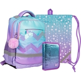 Рюкзак Yes S-52 Collection Sparkle с пеналом и сумкой (559802) - Pampik