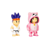 Набор коллекционных фигурок Stumble Guys Сэнсэй Фаерфист и Мяумер, 2 шт. х 6 см (SG2015-3) - Pampik - 3