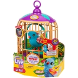 Говірлива тропічна пташка Панго Панго зі світлом у клітці (26614) - Pampik - 2