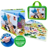 Мягкая книжка Масік Животные развивающая (МС 070301-03) - Pampik - 2