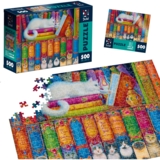 Пазлы De.tail Кошки в библиотеке, 500 элементов (DT500-11) - Pampik - 2