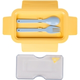 Ланч-бокс Yes Fusion с принадлежностями, желто-голубой, 850 мл (708168) - Pampik - 3