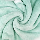 Дитячий рушник-куточок HomeBrand з вишивкою 80х80 см світло-зелений (60092) - Pampik - 4