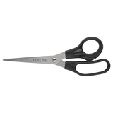 Ножиці Axent Delta асиметричні кільця 18 см чорні (D6211) - Pampik