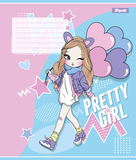 Набір зошитів 1 Вересня Pretty girl А5, в лінію, 12 аркушів, 25 шт. (767221) - Pampik - 4
