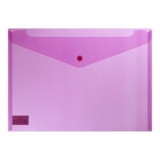 Папка-конверт на кнопке Buromax А4, розовая (BM.3926-10) - Pampik