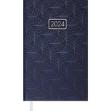 Ежедневник датированный Buromax Velvet 2024 A6 синий (BM.2547-02) - Pampik