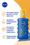 Дитячий сонцезахисний спрей Nivea Sun Захист та догляд SPF 30 200 мл - Pampik - 4