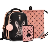 Рюкзак Yes H-100 Collection Brave Bunny с пеналом и сумкой (559783) - Pampik