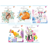 Набір зошитів Yes Sunny spring А5, в клітинку, 18 аркушів, 25 шт. (766975) - Pampik