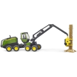 Игрушечная машинка Bruder Харвестер John Deere 1270G с 1 бревном 1:16 (02135) - Pampik - 2