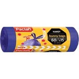 Мішки для сміття Paclan Bunny bags 60 л, 15 шт. - Pampik