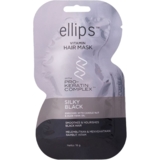 Маска для волос Ellips Vitamin Hair Mask Silky Black Шелковая ночь 18 г - Pampik