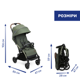 Прогулянкова коляска Chicco Goody XPlus зелена (87040.38.00) - Pampik - 2
